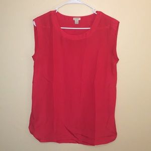 J. Crew Pink professional top